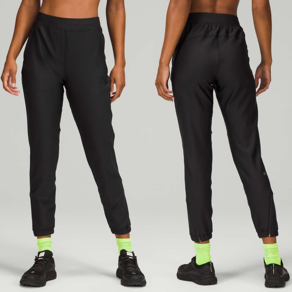 Lululemon Adapted State High-Rise Tech Fleece Jogger Pants Black Size 2